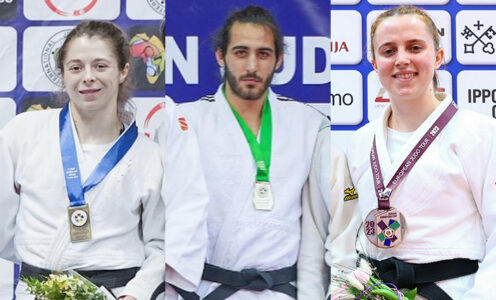 Los mejores resultados hasta la fecha para el trío Team Bath Judo en competiciones continentales, ya que ganaron el oro y el bronce en Túnez, Argelia y Letonia.