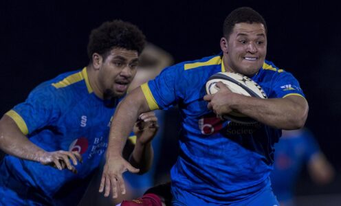 University of Bath props Billy Sela and Scott Kirk both played for England U20s against Bath United in January 2024