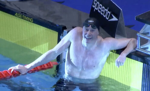 University of Bath-based swimmer Tom Dean won 200m freestyle gold at the Flanders Swimming Cup in Antwerp, Belgium in January 2024.