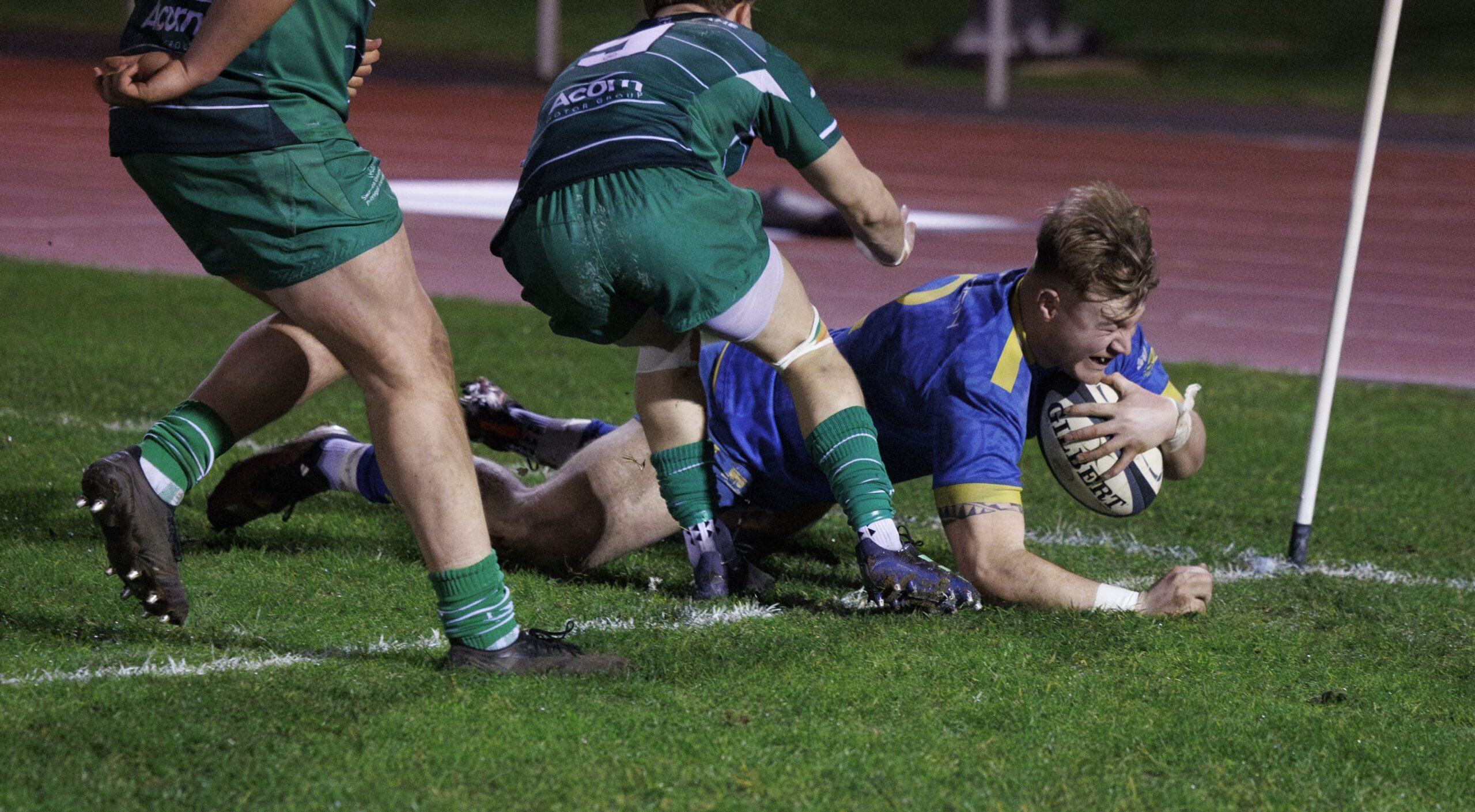 The University of Bath men's 1st XV beat Swansea 50-40 in BUCS Super Rugby in February 2024.