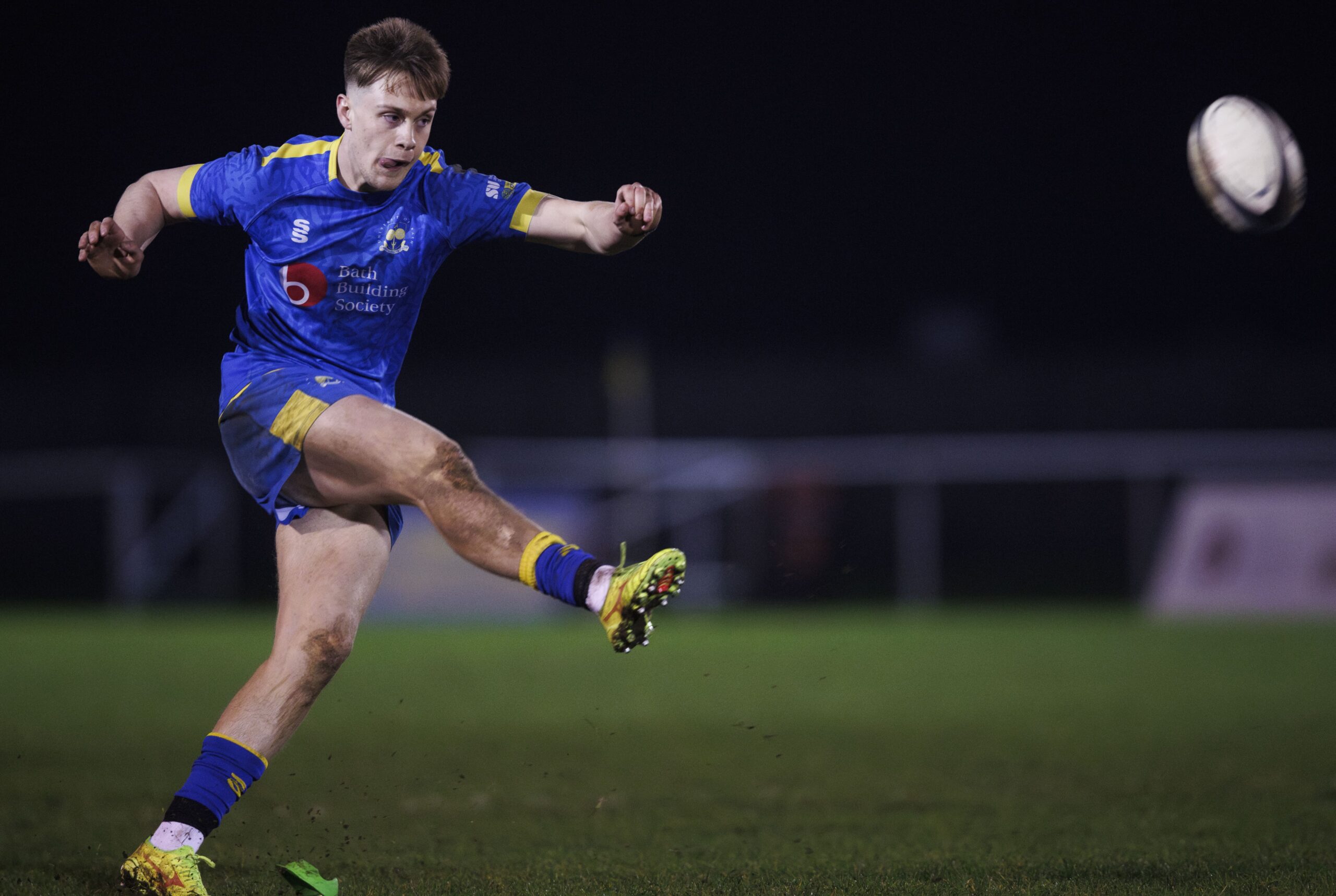 Iwan Price-Thomas kicked six conversions and a penalty as the University of Bath men's 1st XV beat Swansea 50-40 in BUCS Super Rugby in February 2024.