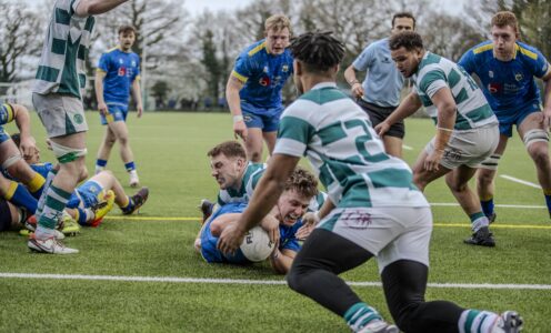 The University of Bath men's 1st XV were beaten 40-27 at Exeter in the 2023-24 BUCS National Championship semi-finals. PICTURE CREDIT: Jack Hodgetts