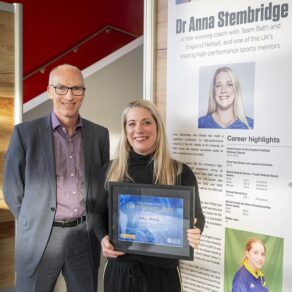 Netball coach Anna Stembridge was inducted into the University of Bath Hall of Fame for Sport in April 2024