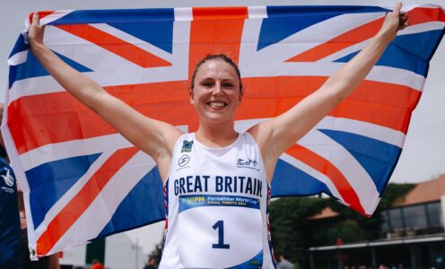 Pentathlon GB's Kerenza Bryson won gold at the UIPM Modern Pentathlon World Cup in Ankara, Turkey on 20th April 2024. MUST CREDIT: UIPM World Pentathlon / Théo Kine