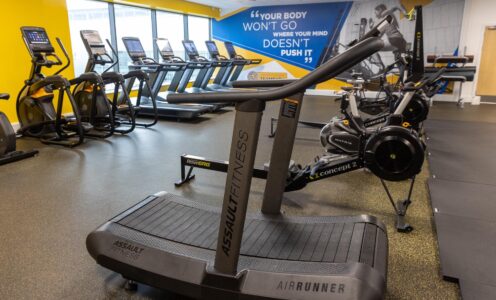 A picture of Gym 3 at the Team Bath Gym, on the University of Bath campus, which underwent an extensive £450,000 refurbishment during the summer of 2024.