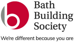 A Bath Building Society logo with the strapline: "We're different because you are"