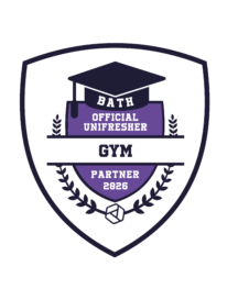 A graphic promoting that Team Bath is an Official Unifresher Gym Partner 2026
